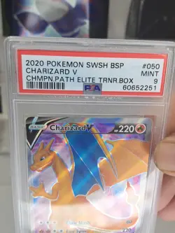 Charizard V SWSH050 SWSH: Sword & Shield Promo Cards Holo PSA 9 - Image 2