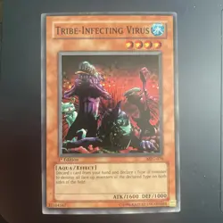 Yugioh! Tribe Infecting Virus 1st Edition Super Rare (MFC-076) NM - Image 1