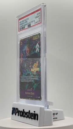 2025 One Piece OP09-076 Roronoa Zoro Top 16 Regional Championship Card PSA 10 - Image 2