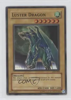 Luster Dragon #2 Unlimited YuGiOh Legacy of Darkness #LOD-050 2003 READ - Image 1