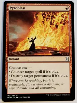 MTG Pyroblast - Eternal Masters - NM - Image 1