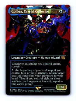 Golbez, Crystal Collector (Borderless) (Surge Foil) Final Fantasy Foil - Image 1