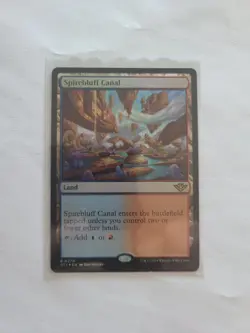 x1 Spirebluff Canal - Foil - Outlaws of Thunder Junction - Magic the Gathering - Image 1