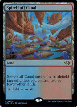 Spirebluff Canal Prerelease - Foil - Outlaws of Thunder Junction - (270) NM - Image 2