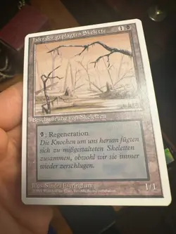 German Misprint Drudge Skeletons Swamp With Regenerate • NM/Unplayed • Mtg 1289 - Image 2