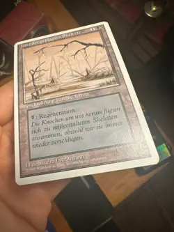 German Misprint Drudge Skeletons Swamp With Regenerate • NM/Unplayed • Mtg 1289 - Image 3