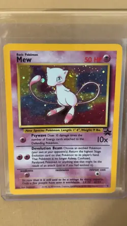 Pokemon Mew Wotc Promo 09/53 1999 50 HP Holo Card - Image 1