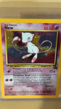 Pokemon Mew Wotc Promo 09/53 1999 50 HP Holo Card - Image 2