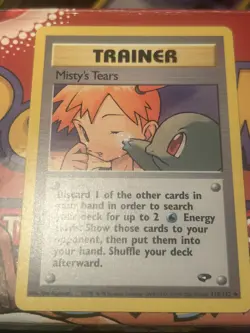 Misty's Tears 118/132 - Vintage Pokemon Trainer Card - Nintendo 1999-2000 WOTC - Image 1