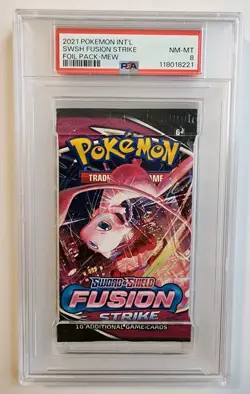 Lot of 5 PSA graded Pokemon 2021 Fusion Strike Foil Packs. - Image 5