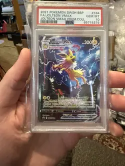 Jolteon Vmax SWSH184 Swsh Black Star Promo Pokemon PSA 10 - Image 1