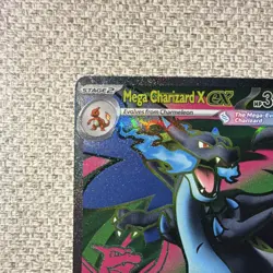 Pokemon TCG Mega Charizard X EX Phantasmal Flames Full Art Holo Ultra Rare 109/… - Image 2