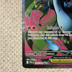 Pokemon TCG Mega Charizard X EX Phantasmal Flames Full Art Holo Ultra Rare 109/… - Image 5