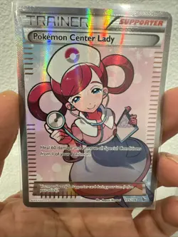 Pokemon Center Lady (105 Full Art) 105/106 Flashfire Holo - Image 1