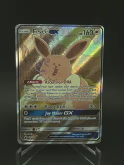 Pokemon TCG Eevee GX SM233 Full Art Promo Black Star Ultra Rare Holo NM - Image 1