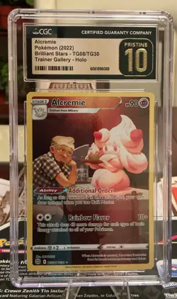 Pokemon Brilliant Stars Alcremie TG08 CGC PRISTINE 10 - Image 1