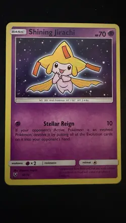 Pokemon Shining Jirachi 42/73 Shining Legends - Image 1