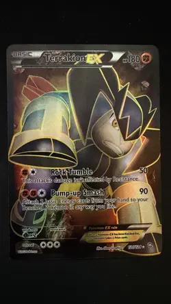 Pokemon Terrakion EX 121/124 Dragons Exalted - Image 1
