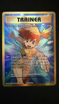 Pokemon Trainer Supporter Misty’s Determination #108 XY Evolutions - Image 1