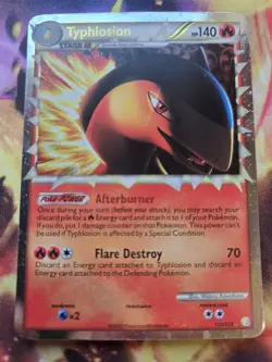 Typhlosion Prime HGSS1 HeartGold SoulSilver 110/123 Ultra Rare Holo Pokemon LP.. - Image 1
