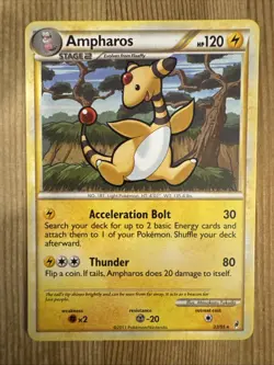 Ampharos 23/95 Pokemon Call of Legends HS Regular Rare Card NM - Image 1