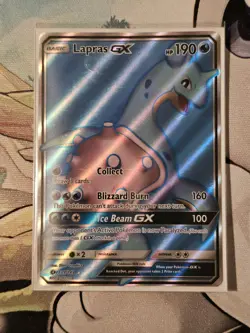 Lapras GX (Full Art) 139/149 SM Base Set Holo Sun & Moon Pokemon - Image 3