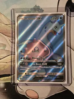 Lapras GX (Full Art) 139/149 SM Base Set Holo Sun & Moon Pokemon - Image 4