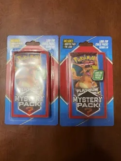 (2) Pokemon Mystery Platinum Pack Walgreens Chase Pack Seeded 1:10 Charizard - Image 1