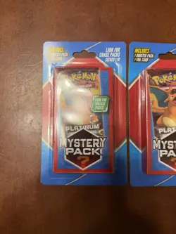 (2) Pokemon Mystery Platinum Pack Walgreens Chase Pack Seeded 1:10 Charizard - Image 2