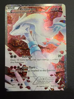 Pokemon - Reshiram RC22/RC25 Full Art - Radiant Collection LP - Image 1