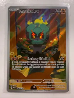 Pokemon Marshadow 146/132 Illustration Rare Holo NM Mega Evolution - Image 1