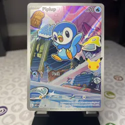 Piplup MEP 042 -First Partner IR Promo 30th Anniversary Pokemon TCG - Image 1