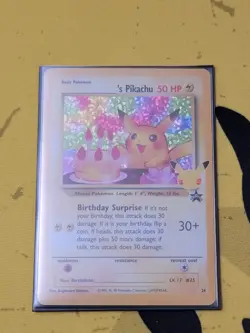 Pokemon TCG ______'s Pikachu Celebrations: Classic Collection 24/53 Holo Holo... - Image 3