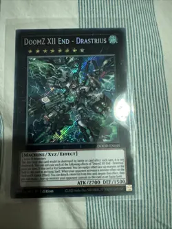 Yugioh Doom Of Dimensions DoomZ XII End- Drastrus Rare Holo - Image 1