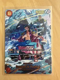 Smoker And Tashigi EB04-003 Alt Art SP One Piece TCG OP15 English - Image 3