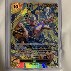 Bandai One Piece CCG Enel Super Rare Holo EB02-052 Rush - Image 1