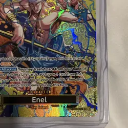 Bandai One Piece CCG Enel Super Rare Holo EB02-052 Rush - Image 5