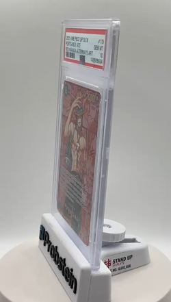 2025 One Piece OP13 EN Red Manga Alternate Art #119 Portgas D. Ace PSA 10 - Image 2