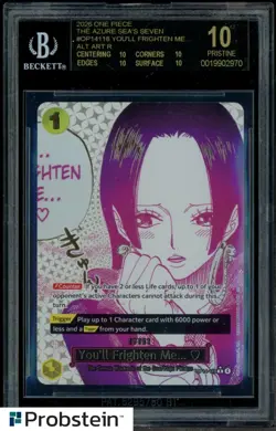 2026 One Piece OP13-118 Alternate Art You'll Frighten Me.. BGS 10 BLACK LABEL - Image 1