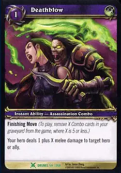 Heavy Play WoW TCG Deathblow Drums of War World of Warcraft - Image 1