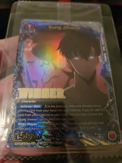 Union Arena Solo Leveling Sung Jinwoo Winner UEPR/SLG-1-019 Sealed - Image 3