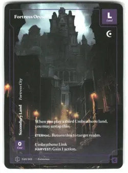 Wonders of the First-Fortress Orcscar - 340/401 - Formless Foil-Common - Image 1