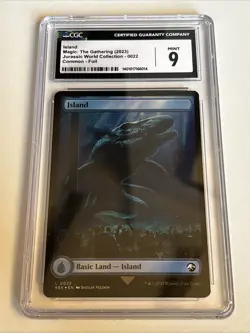 Island (22) -Foil Near Mint MTG Universes Beyond: Jurassic World Collection - Image 1