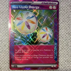 Pokemon TCG Neo Upper Energy SV05 Temporal Forces ACE SPEC Holo 162/162 Card - Image 1
