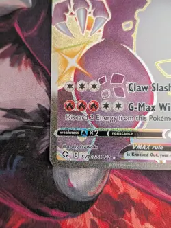 Pokemon TCG Charizard VMAX Shining Fates Holo Card SV107/SV122 Mint Condition - Image 4