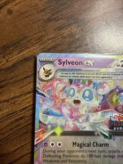 Pokemon TCG Sylveon ex - 041/131 (Prismatic Evolutions Stamp) Promo Card SEALED - Image 3