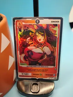 GamerSupps - VCARD Rising Stars - Holographic Sinder [8] - Uncommon VTuber Card - Image 2