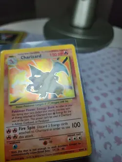 Pokemon TCG Charizard 4/102 Base Set Unlimited Holo Rare HP - Nintendo 1999 Card - Image 4