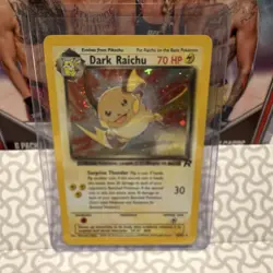 Pokemon Dark Raichu Team Rocket Secret Rare Holo Card 83/82 Pokemon TCG - Image 1