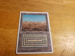 MTG English Magic Card SCRUBLAND from REVISED Dual Land, Moderately played - Image 1